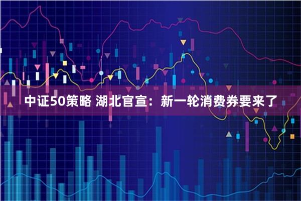 中证50策略 湖北官宣：新一轮消费券要来了